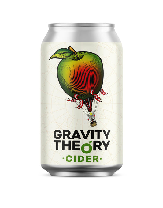 Gravity Theory Cider 4.5% abv medium-dry 24 x 330ml